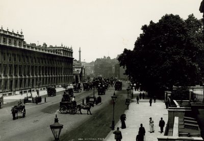 Algemeen uitzicht op Whitehall door English Photographer